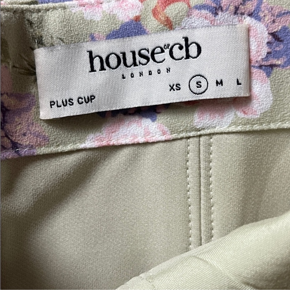 House of CB Floral Midi Dress in Sage Green and Lavender - Picture 10 of 10